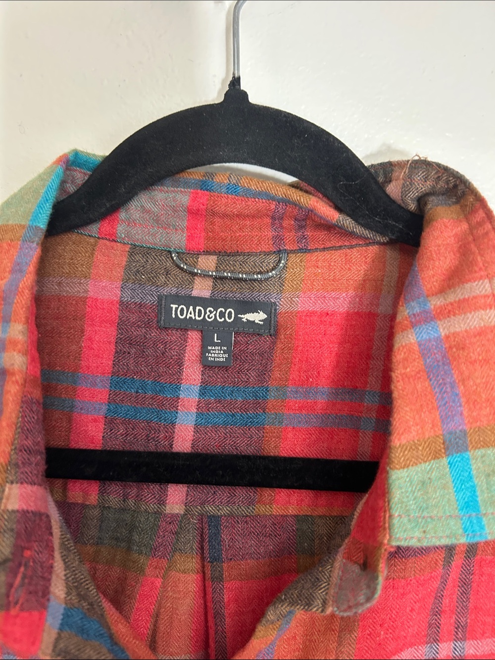 Toad & Co Women’s Reform Flannel Recycled Cotton size Large - Picture 2 of 8